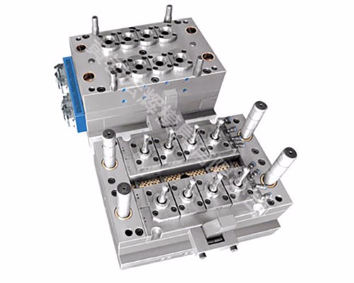 8 cavities justable self lock pneumatic valve-type preform mould